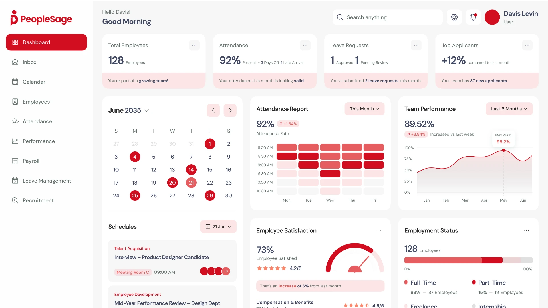 AI HR platform / AI HR management software