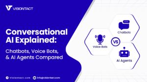 what is conversational AI, chatbots vs AI agents, voice bots for business, conversational AI for business, AI voice assistant for business